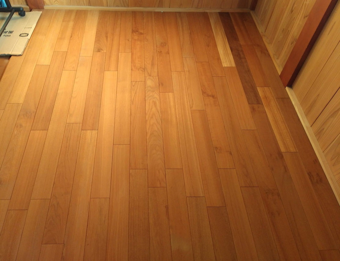 ミャンマーチーク無垢フローリング